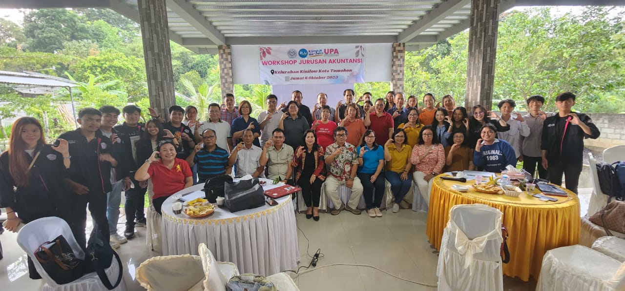 Workshop Rancangan  Pembelajaran Semester Jurusan Akuntansi di Desa Kinilow Kota Tomohon