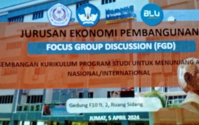 Focus Group Discussion Pengembangan Kurikulum Jurusan Ekonomi Pembangunan