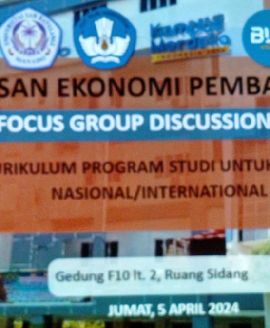 Focus Group Discussion Pengembangan Kurikulum Jurusan Ekonomi Pembangunan