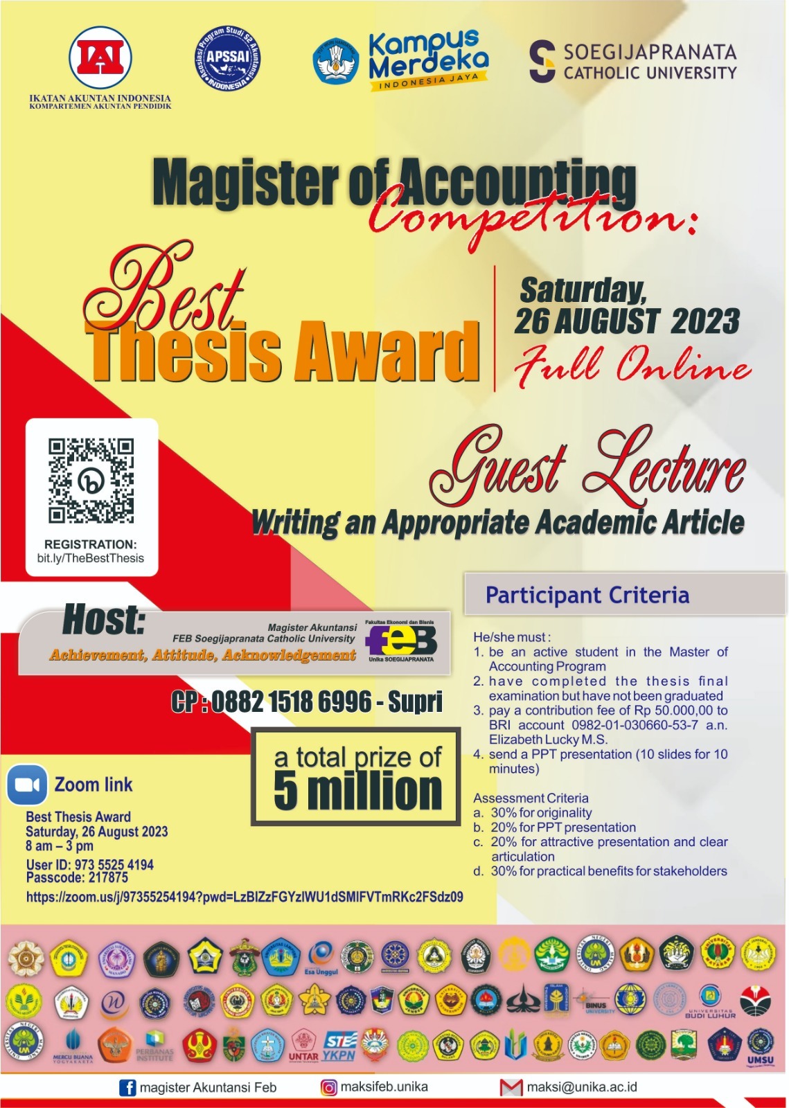 Master of Accounting Competition 2023