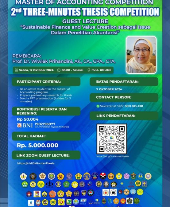 Master of Accounting Competition, 2nd Three-Minutes Thesis Competition