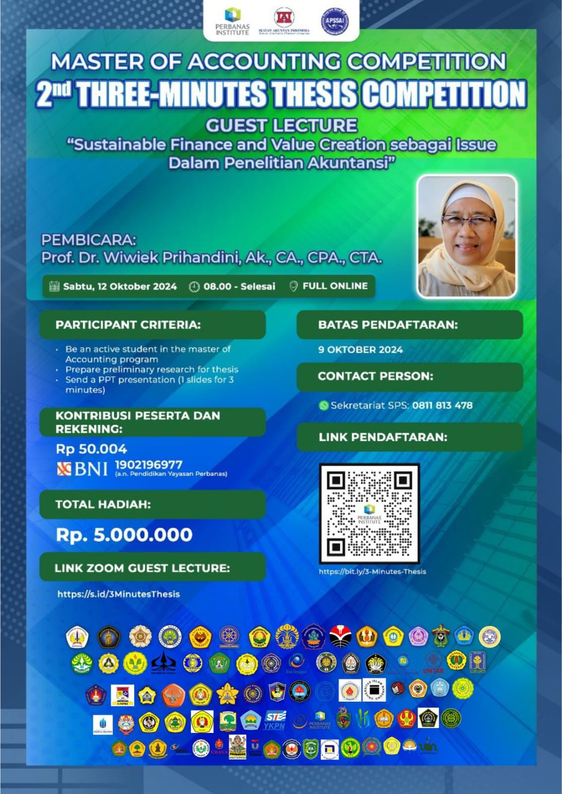 Master of Accounting Competition, 2nd Three-Minutes Thesis Competition Master of Accounting Competition, 2nd Three-Minutes Thesis Competition