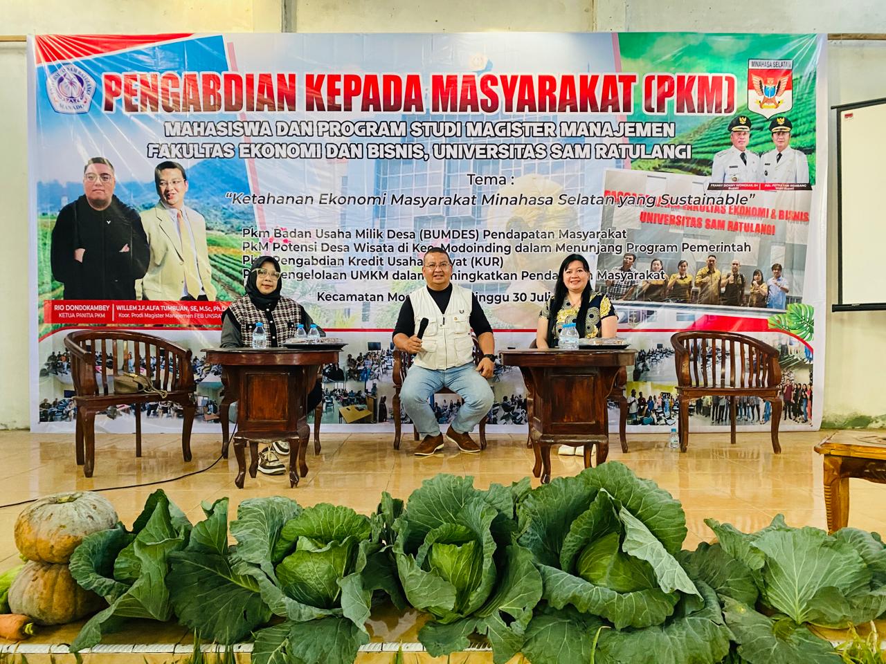 Pengabdian kepada Masyarakat (PkM) Ketahanan Ekonomi Masyarakat Minahasa Selatan