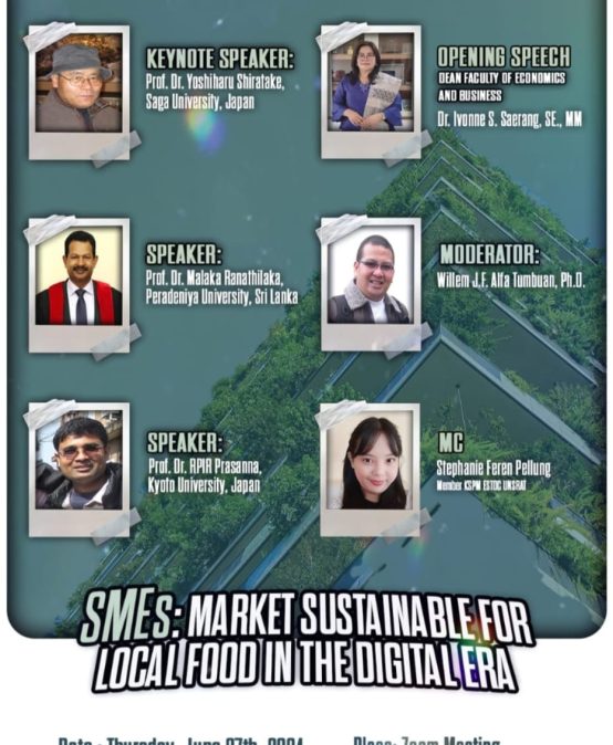 International Webinar SMEs: Market Sustainable For Local Food In The Digital Era