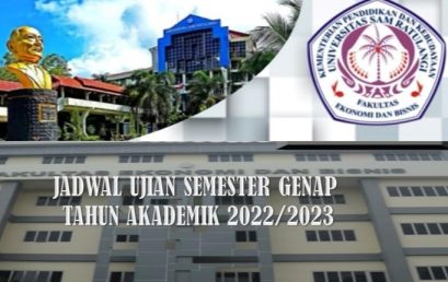 JADWAL UJIAN SEMESTER GENAP TAHUN AKADEMIK 2022/2023